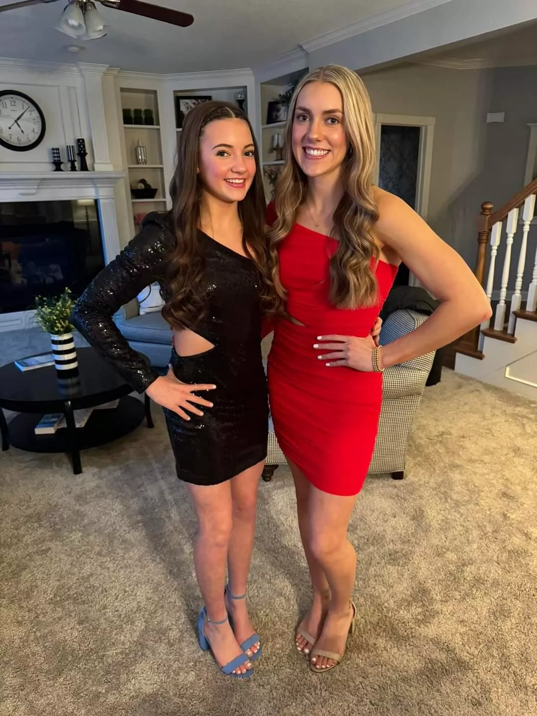 [2] short or tall after a night out? 2 of my friends. Feel free to message me what you would do to/with her.