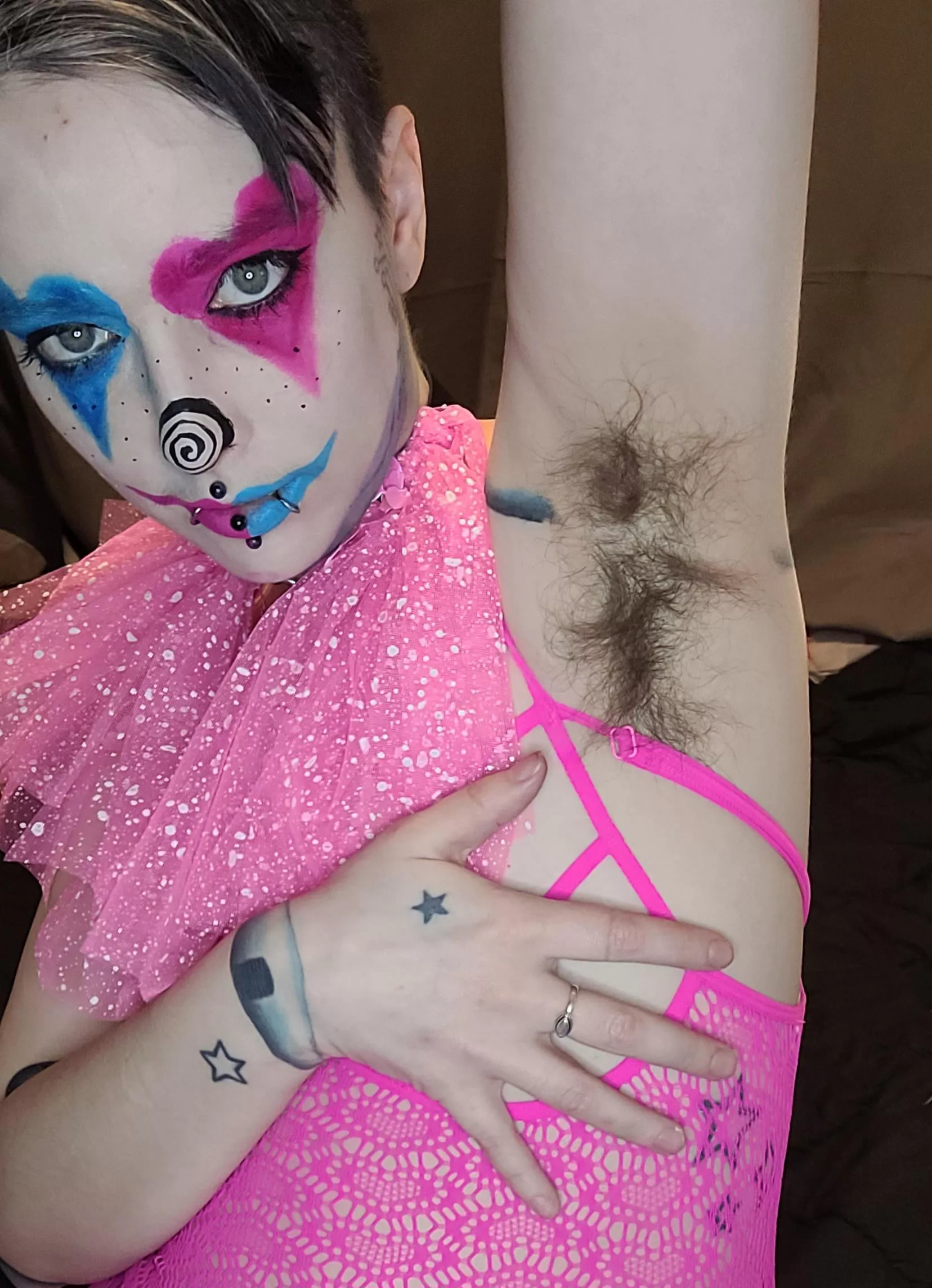 After I took off most of my clown outfit. 😉