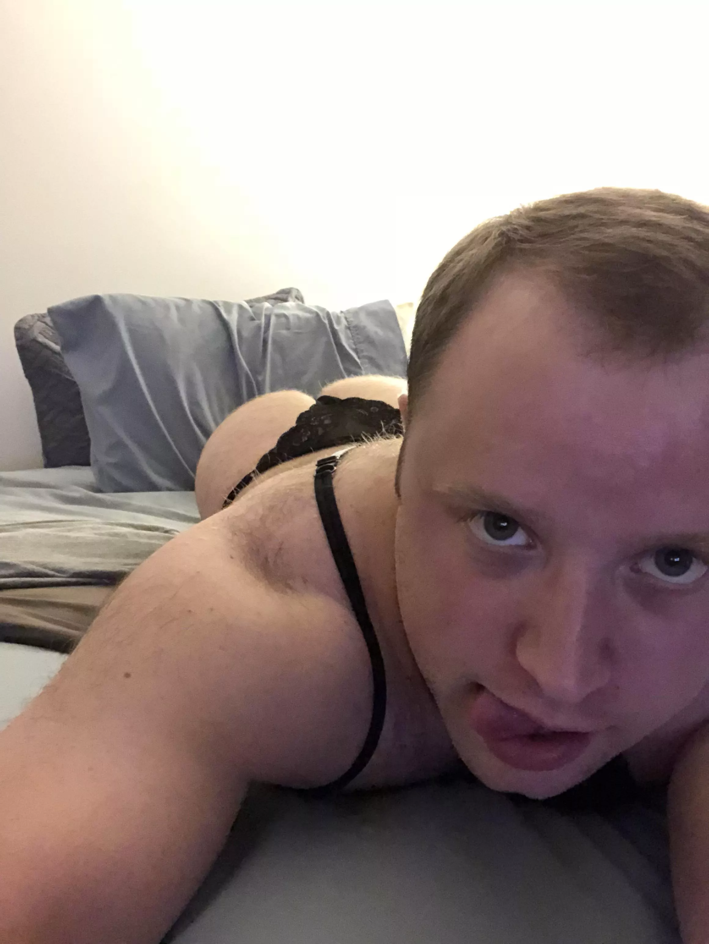 Always in a thong :)