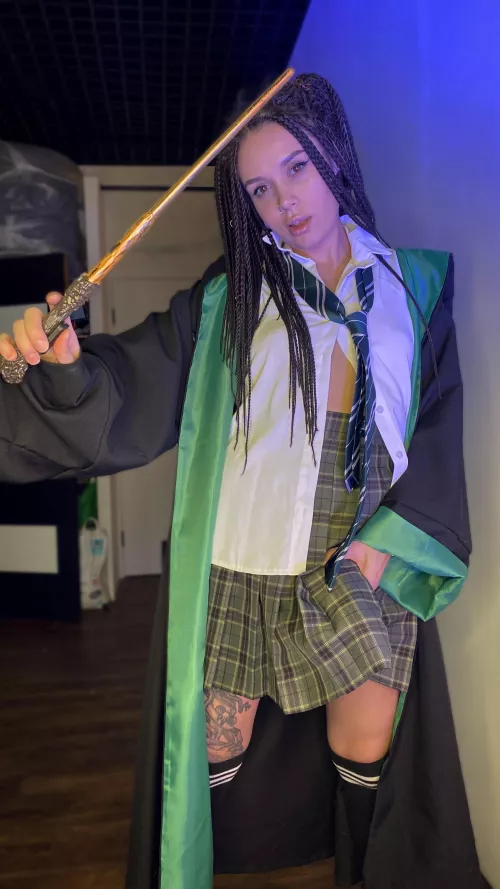 Are you ready to see my secret spell, Potter?