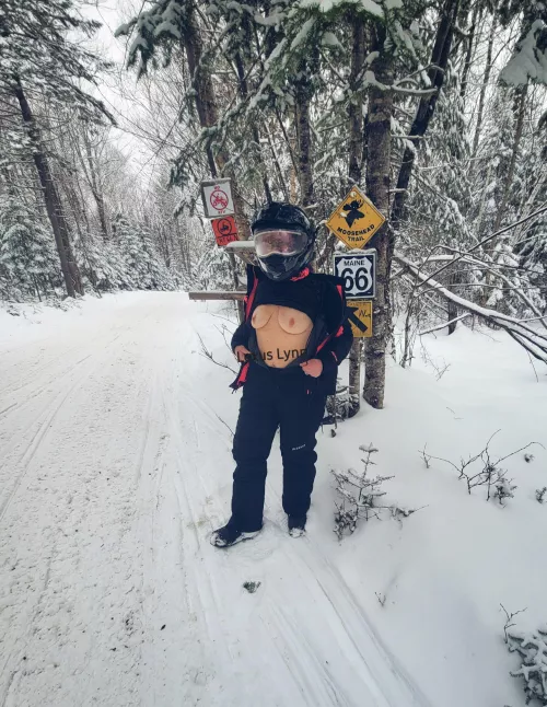 Being naughty on the trail