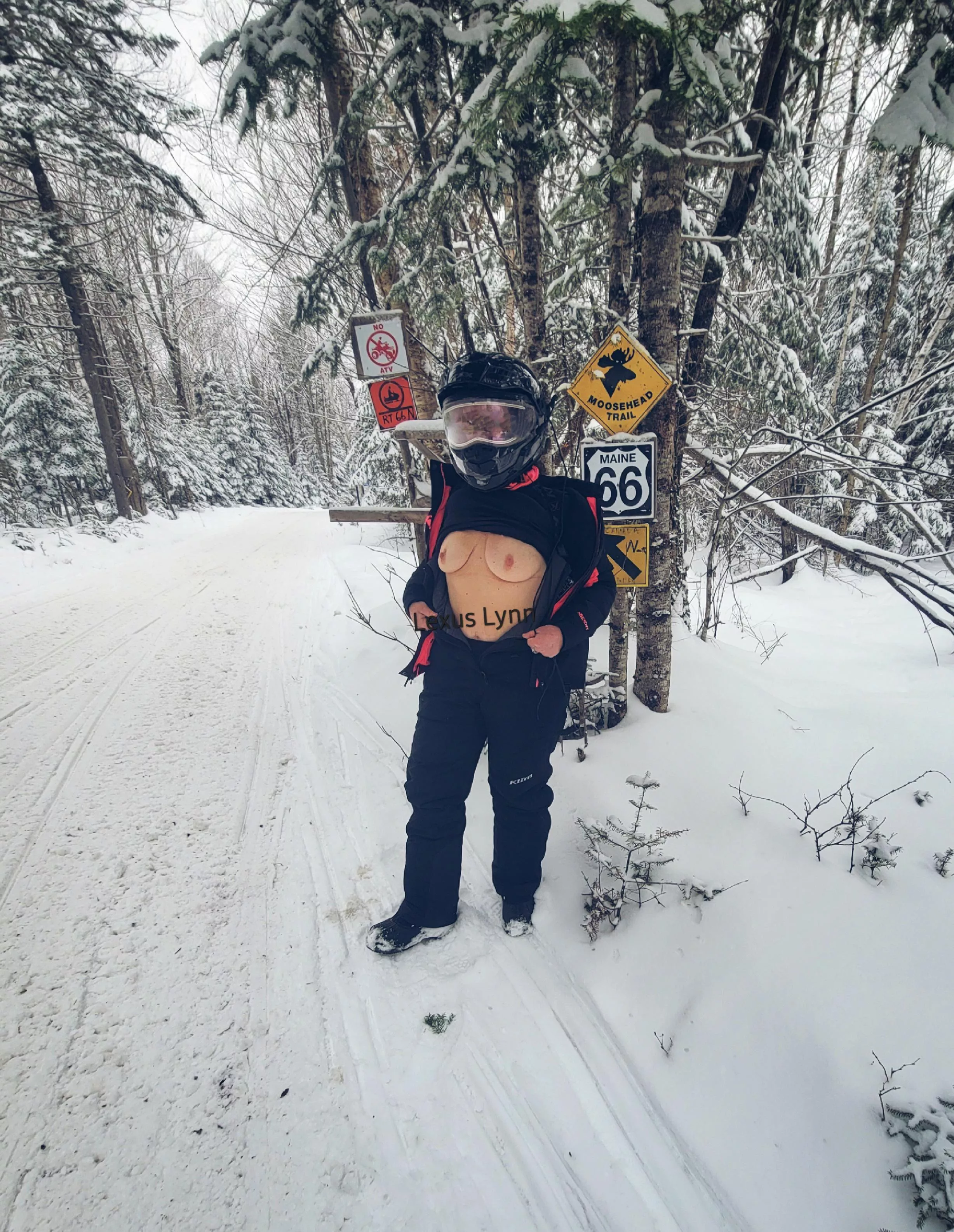 Being naughty on the trail