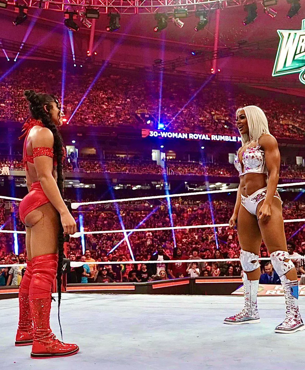 Bianca Belair and Jade Cargill