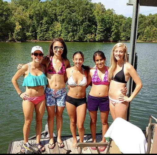 College cross country lake day. [5]