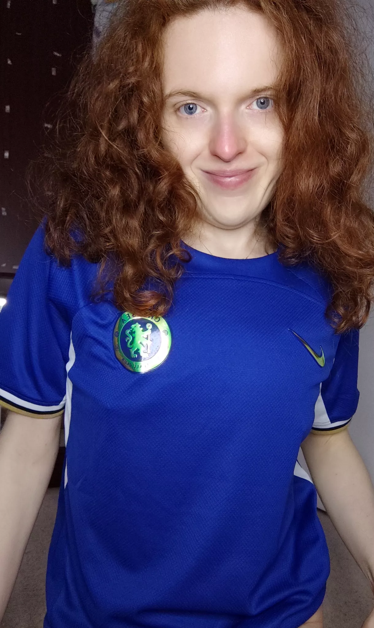 Don't need one with a football shirt