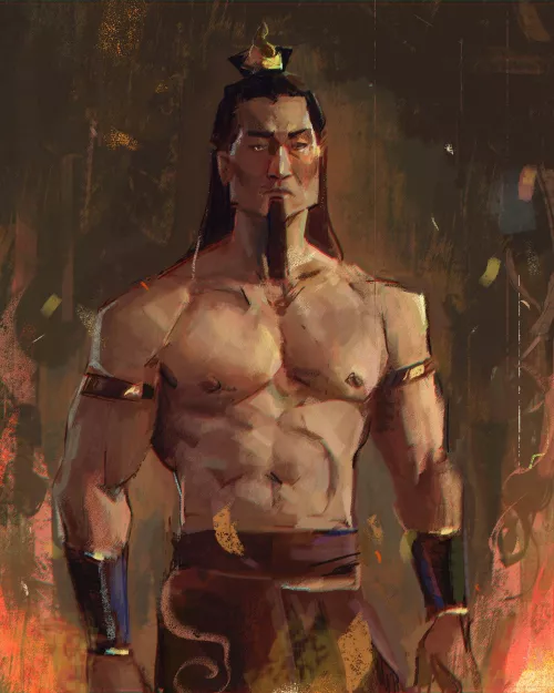 Firelord Ozai Daniel Dae Kim version (art by me @77tsutsu)