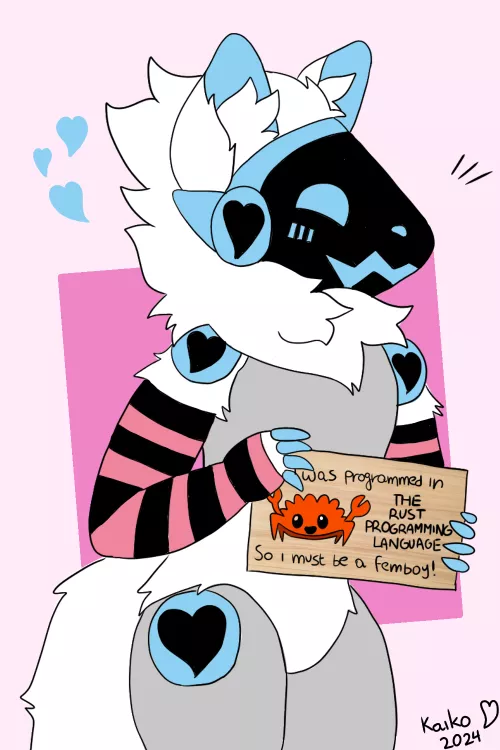 For all rustaceans out there! :P (art by me)