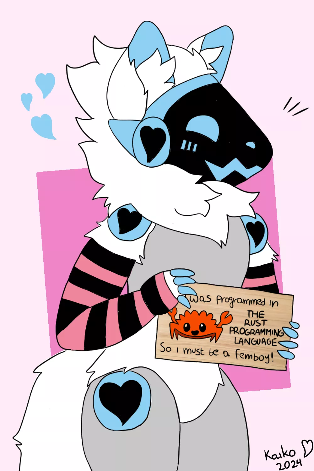 For all rustaceans out there! :P (art by me)