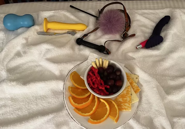 Getting spoiled mid-session, I must have been a good boy