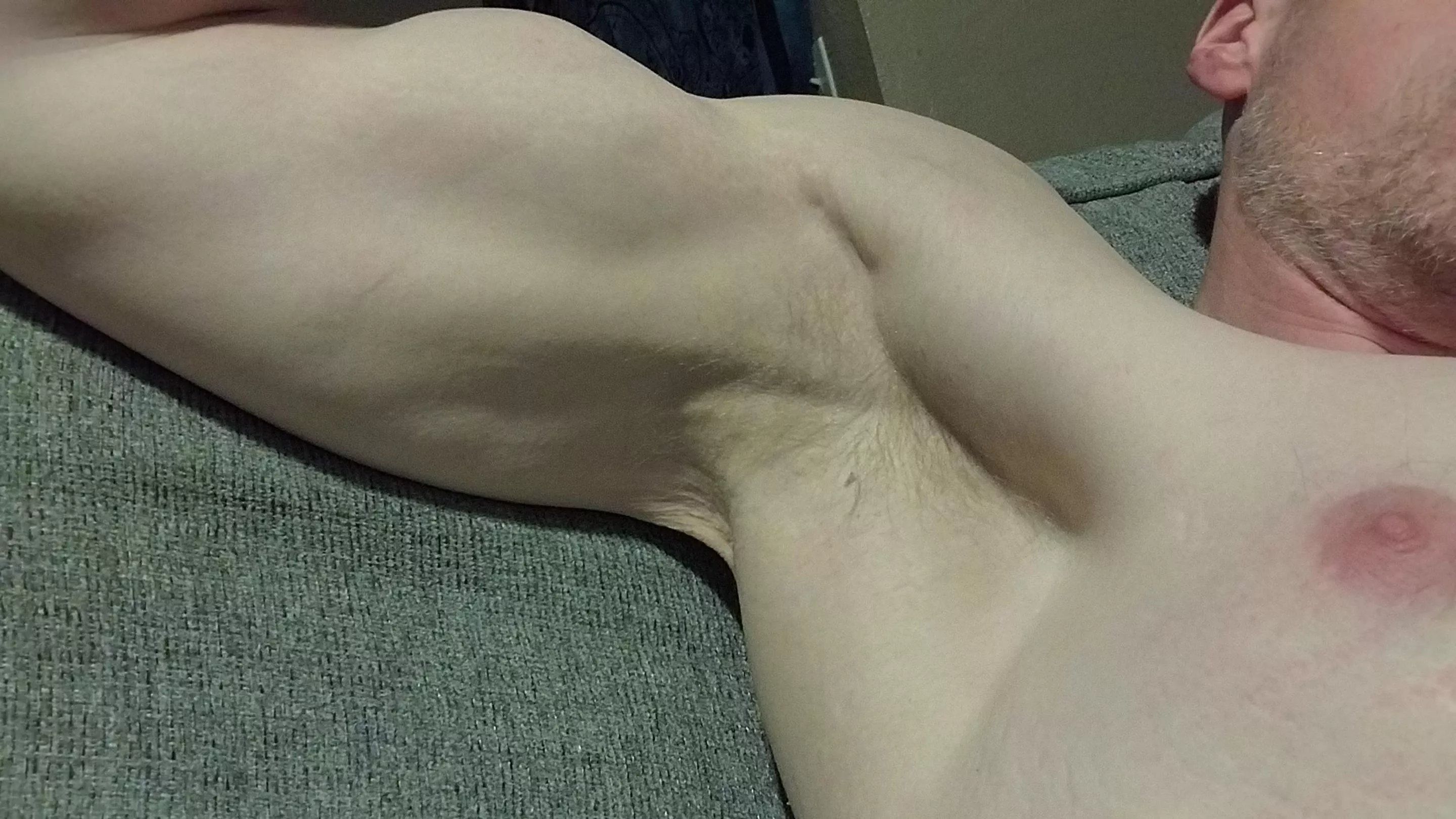 Haven't showered yet.