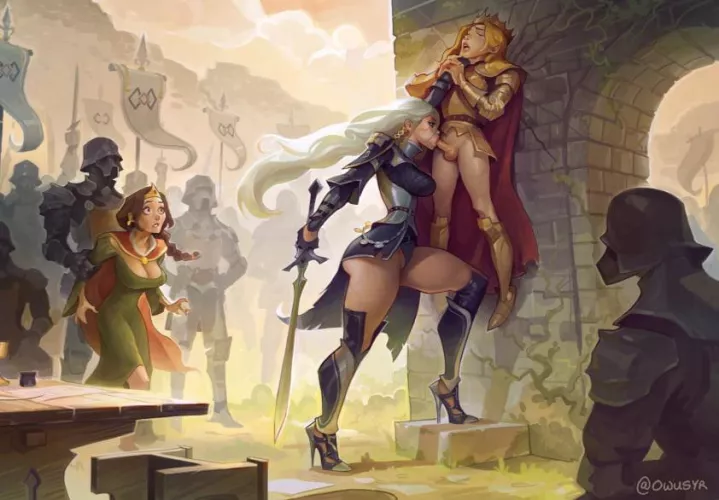 Having been spurned by the king previously, the infamous warlord queen forcefully claimed what was rightfully hers. (Owusyr)
