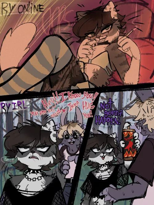 he doesnt enjoy the idea of being touched