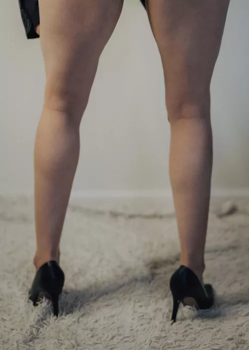 Heels make my long legs look even longer