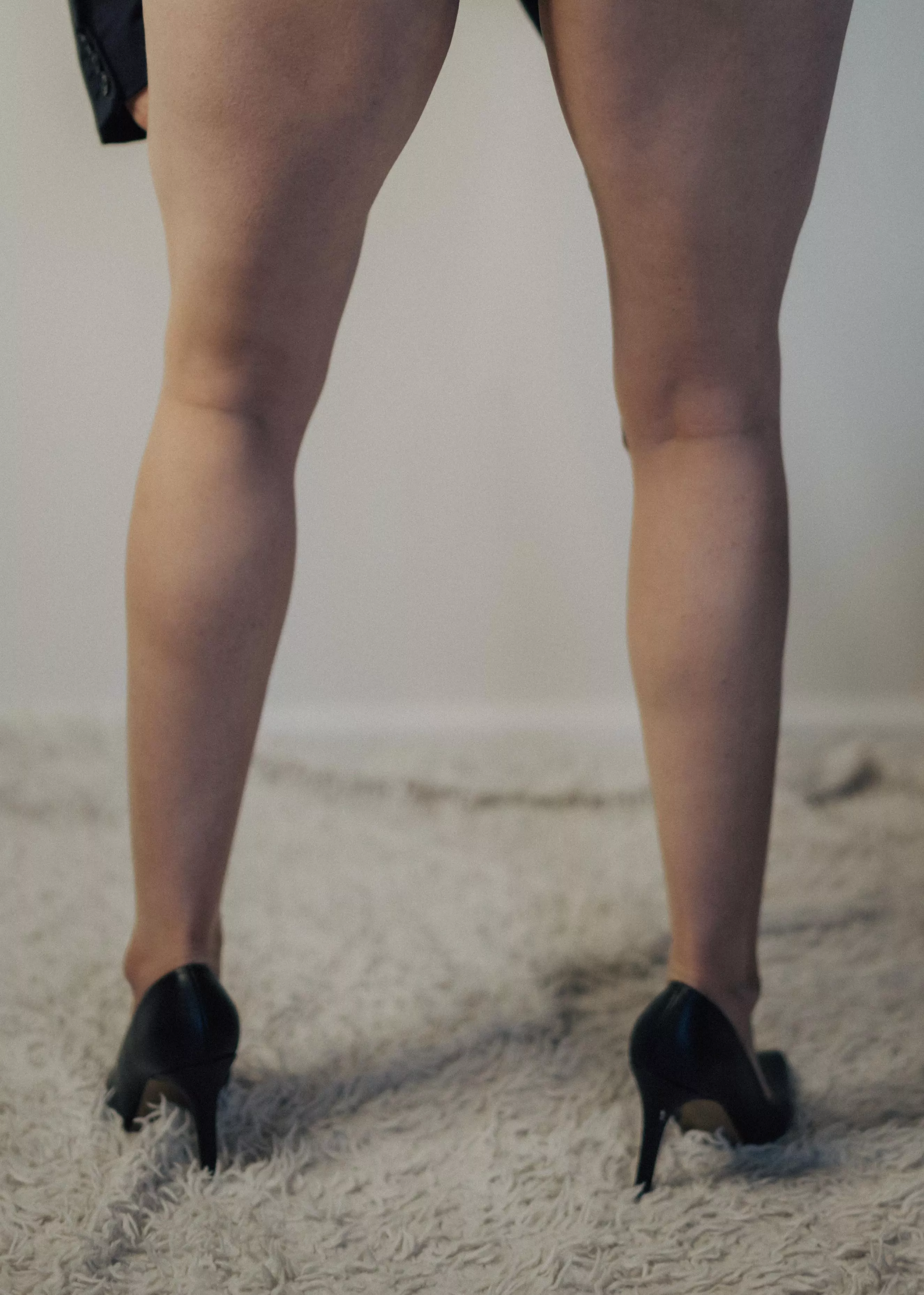 Heels make my long legs look even longer