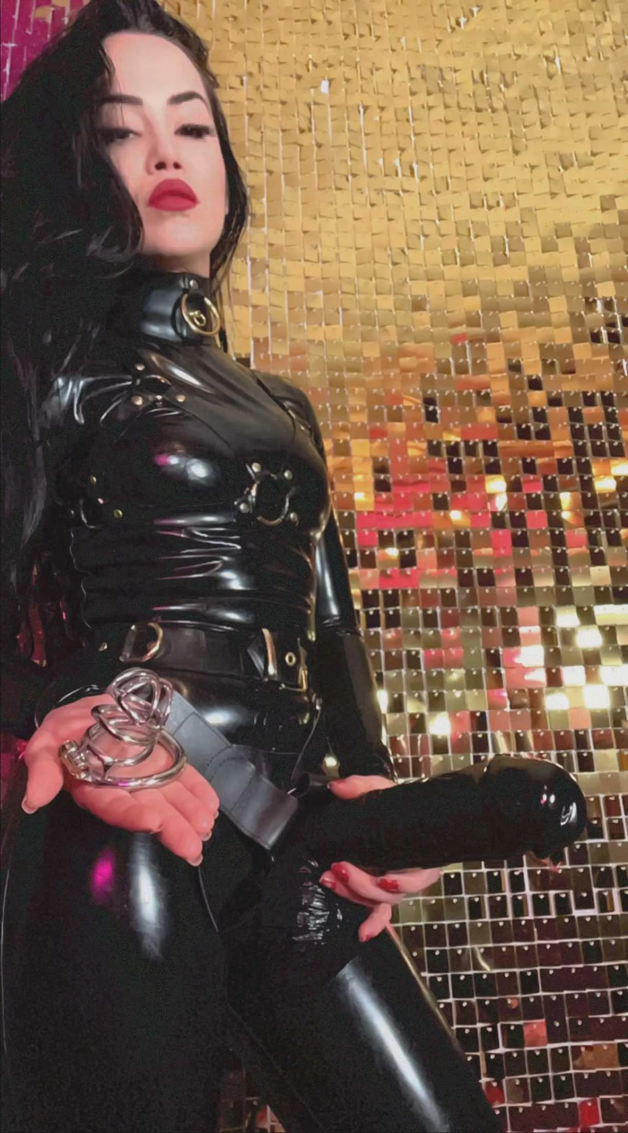 How do you sissies reply when your Domme is done?