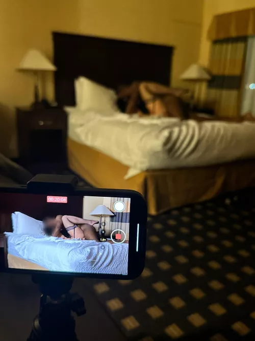 I had the best videographer Saturday night. Hope my husband enjoyed watching me get owned and destroyed by this sexy bull.