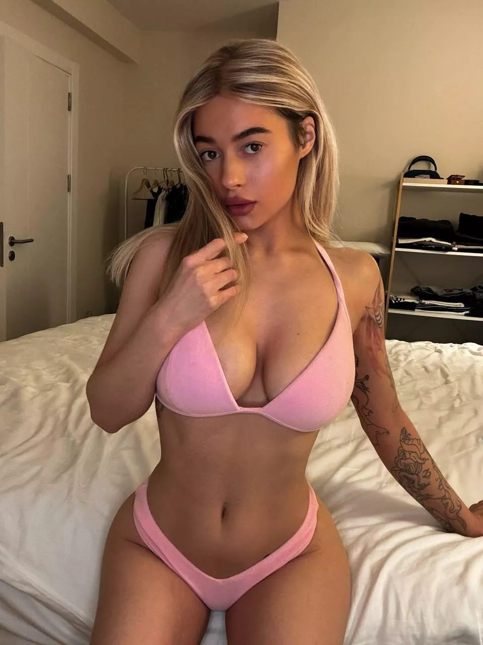 I love my pink bikini