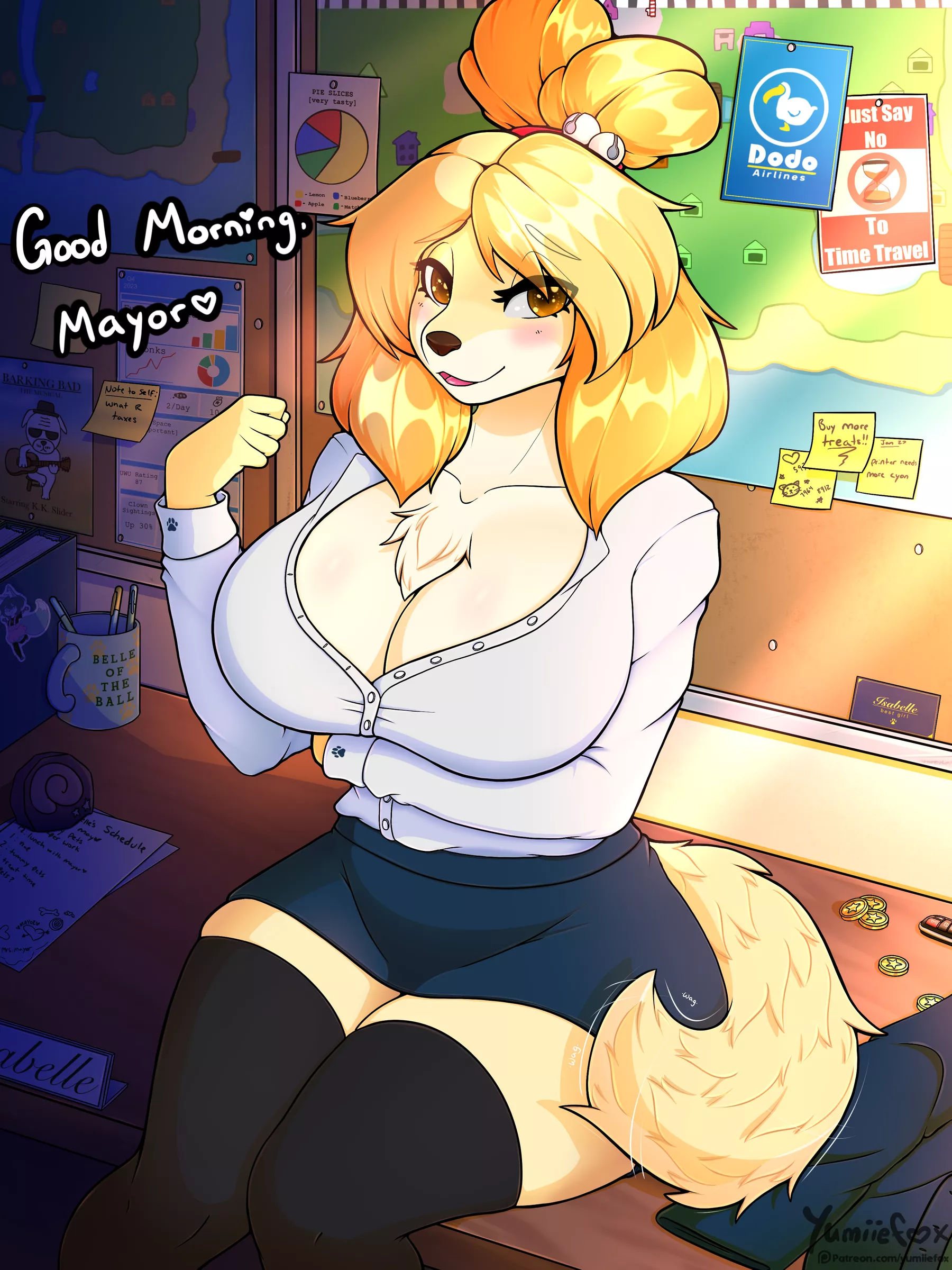 I tried to draw a cute Isabelle!!!! [F] (YumiieFox)
