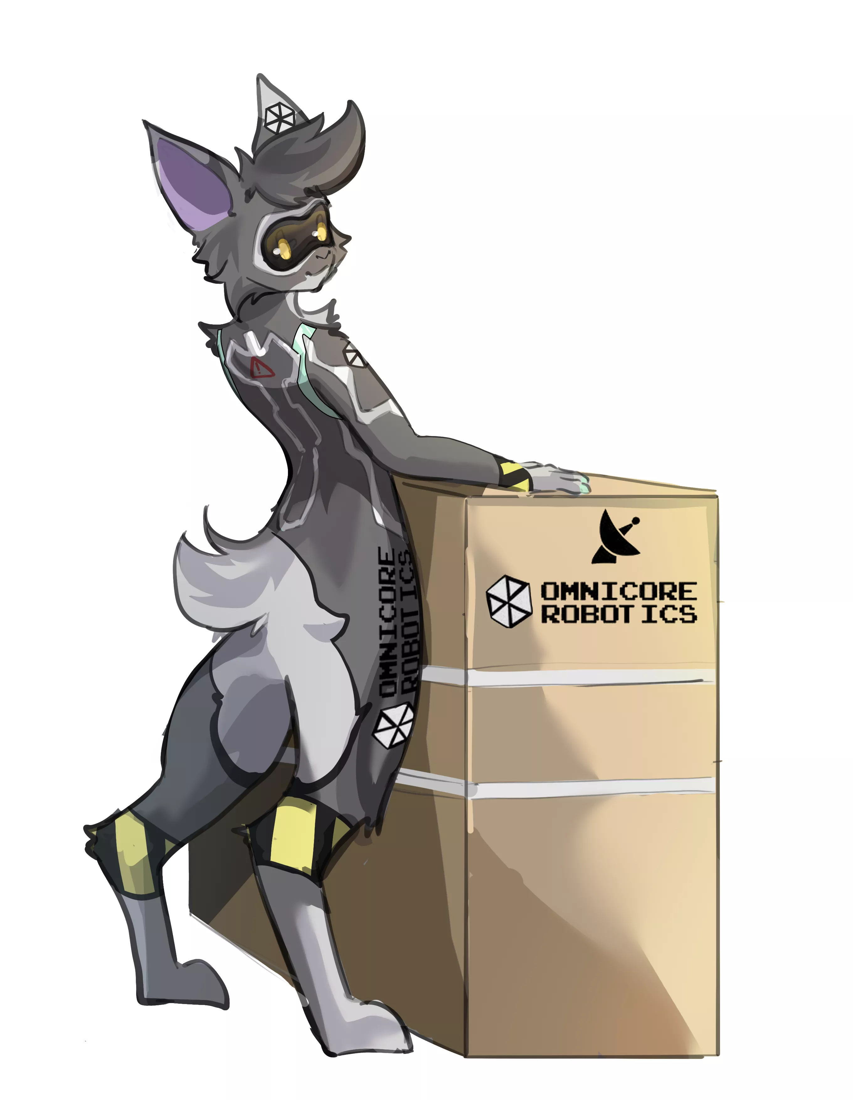 I wonder... what's inside the box?? (art by me!)