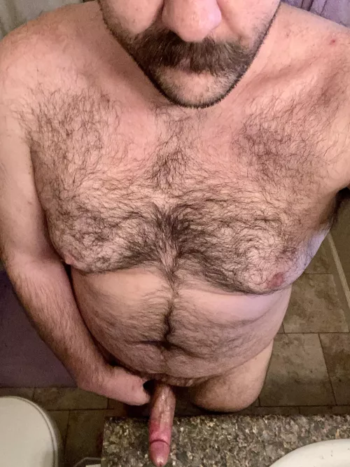 I’m going to bend you over the sink before we shower