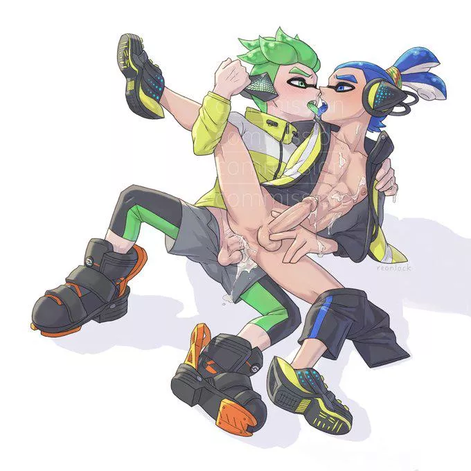 Important training session (X: @reonlock, Splatoon)