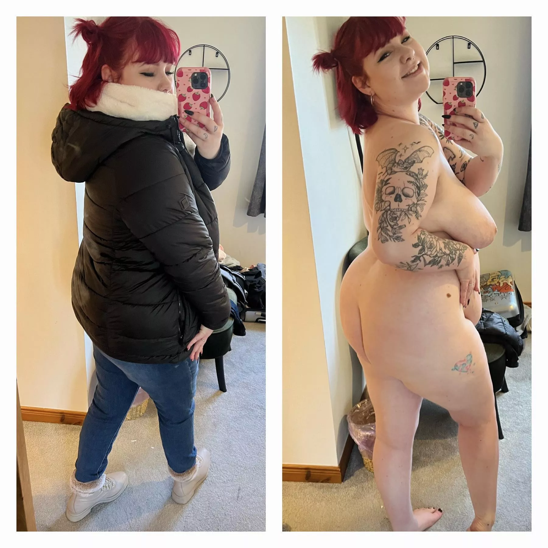 In / out of my winter clothes!