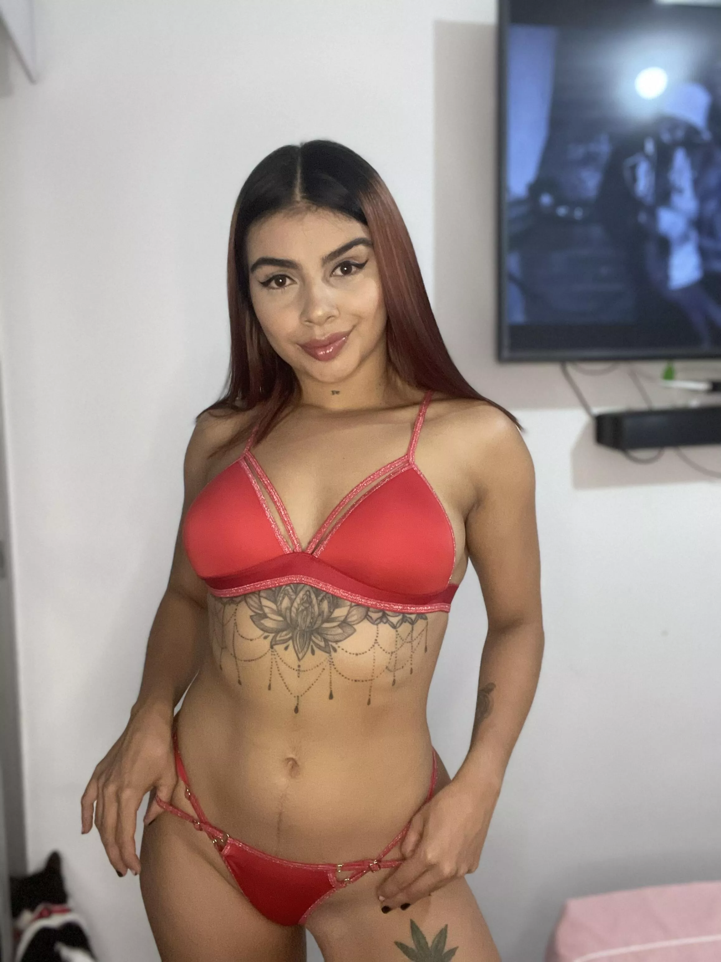 Just bought this new lingerie how do I look