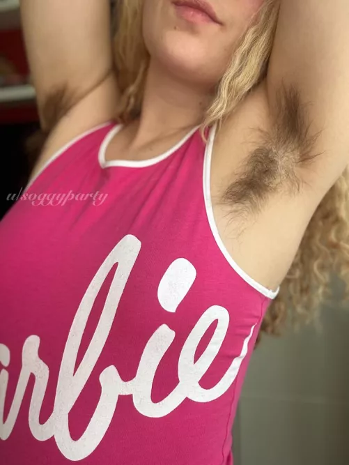 Just some really long armpit hair