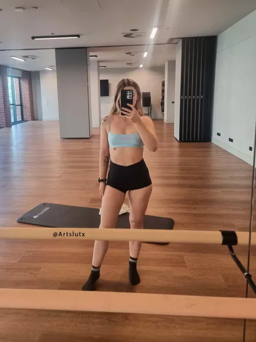 Let's get naughty in this empty gym