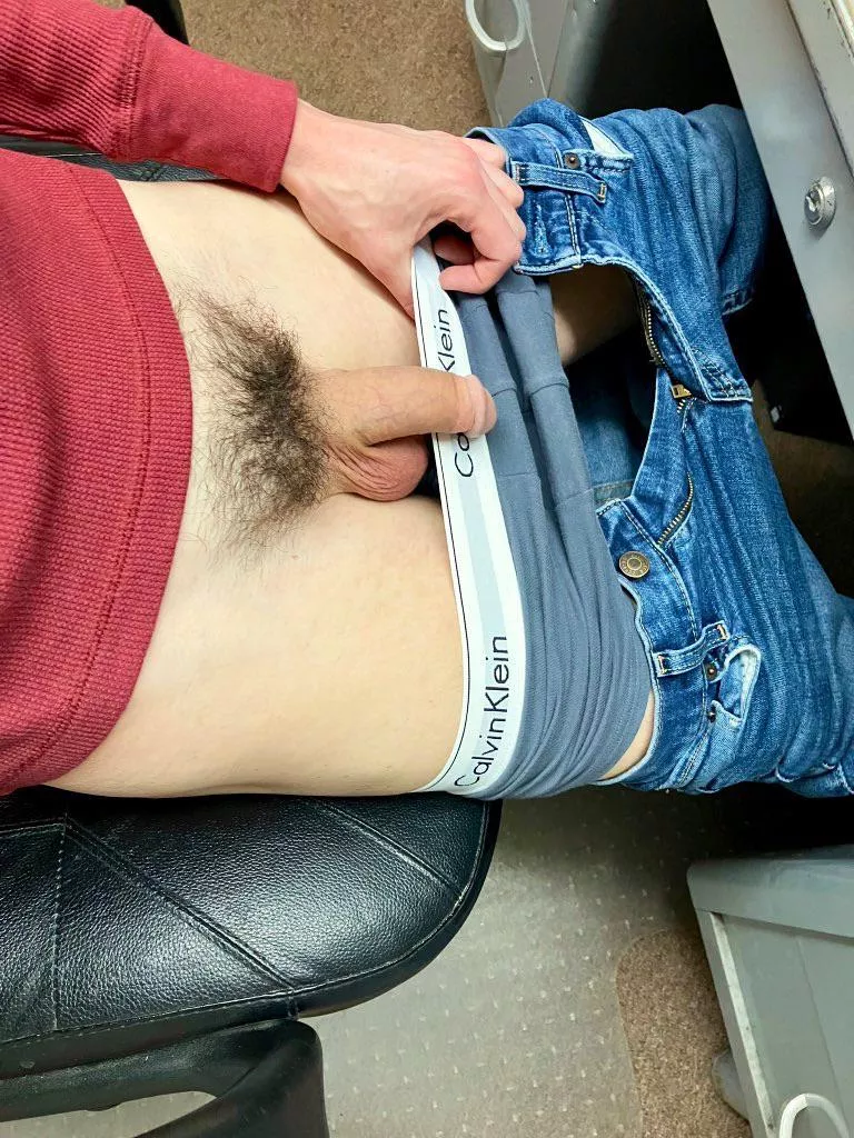 Letting it hang at the office