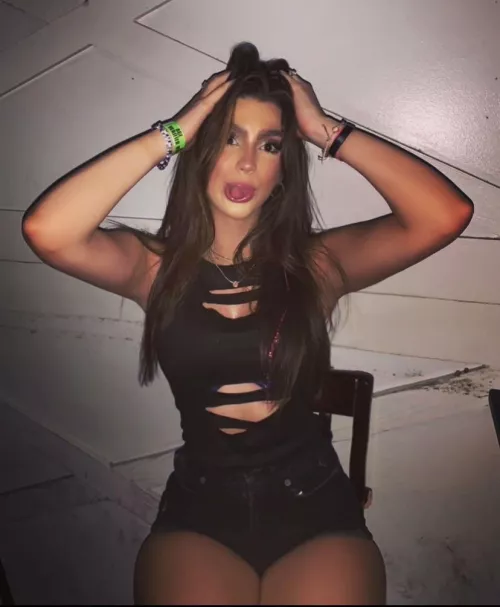 Looking silly in this top