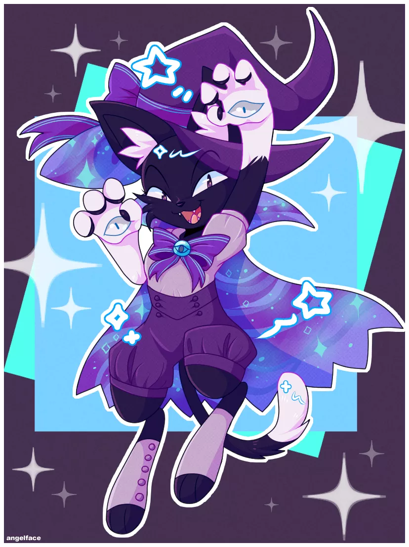 magical cat (my art)