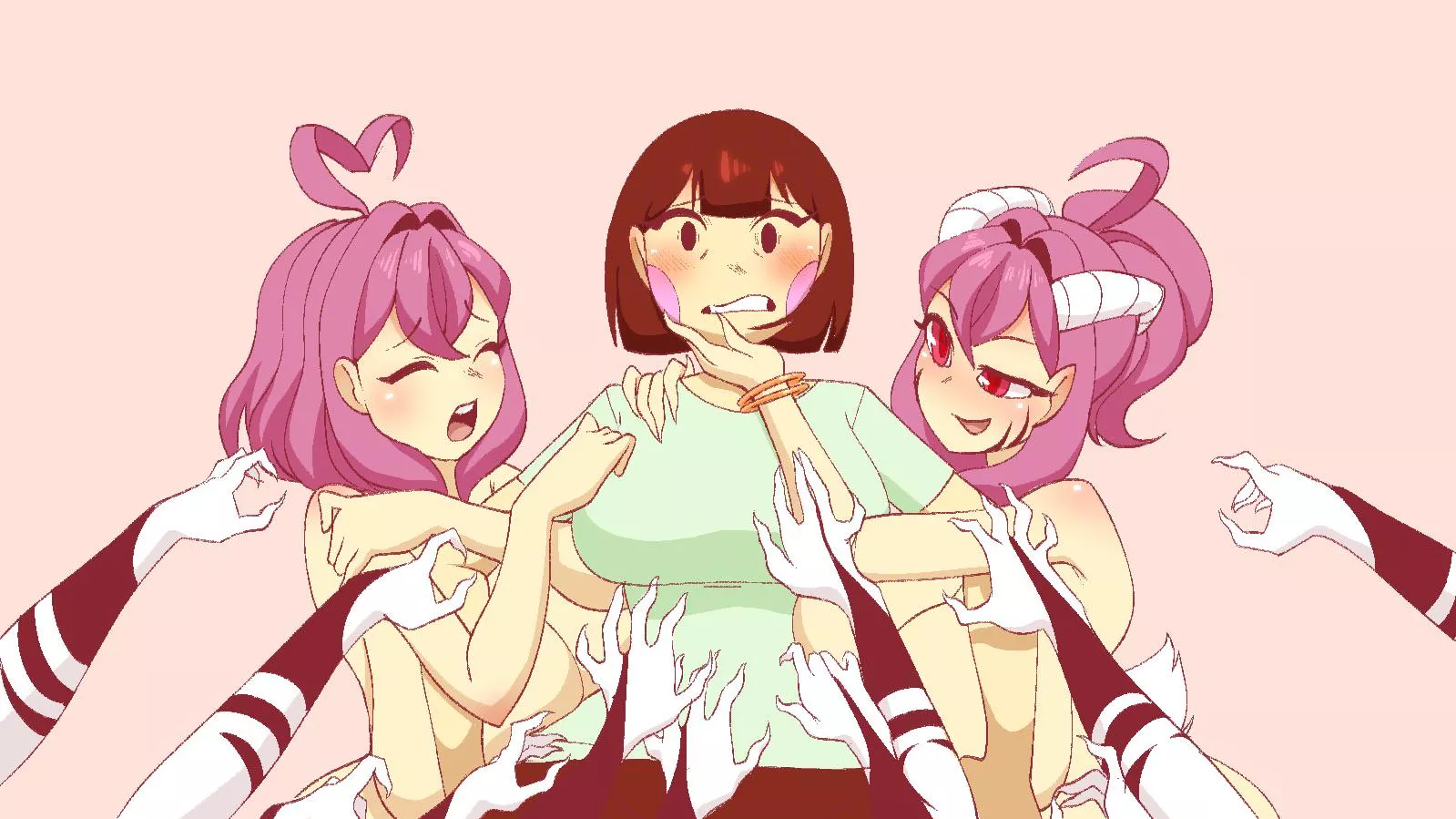 Mememe x undertale [art by me!]