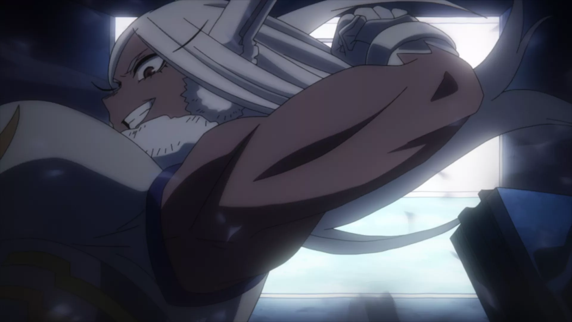 (My Hero Academia): Mirko's smooth and muscular pit