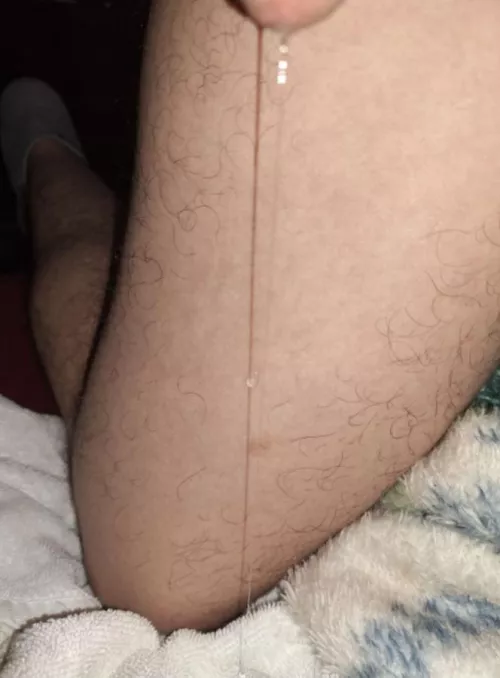 My longest precum stream