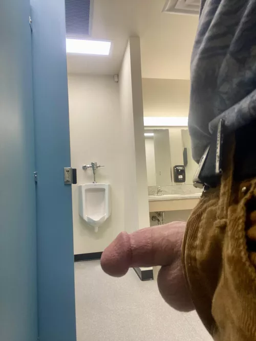 Rate cock in the work bathroom