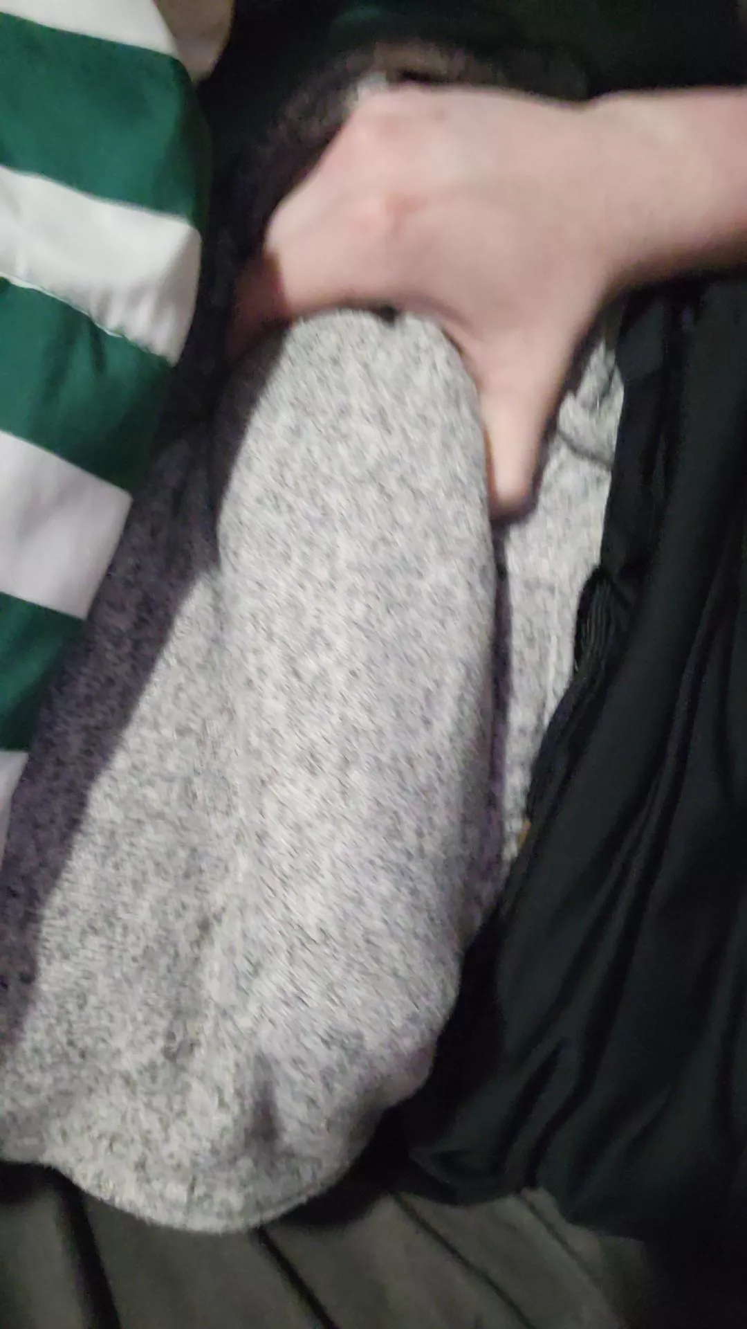 Rub it through my pants?