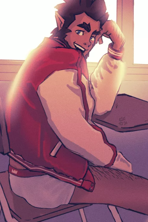 Scott Howl (Monster Prom/ Monster Camp) by @bara_oji (me!)