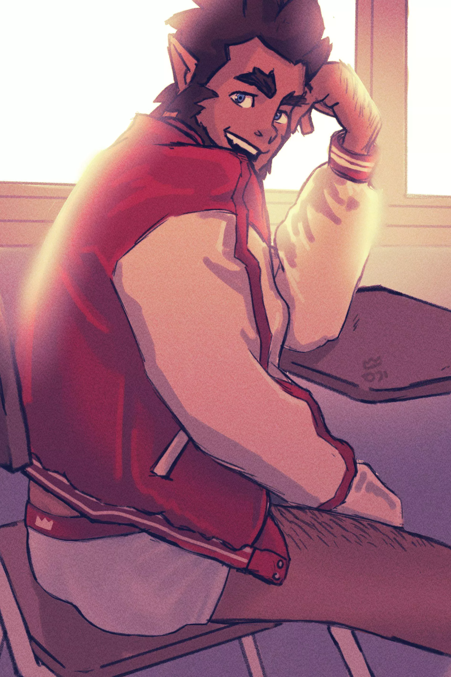 Scott Howl (Monster Prom/ Monster Camp) by @bara_oji (me!)