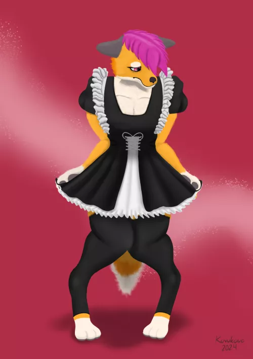 Shy Boy (art by me, comms open)