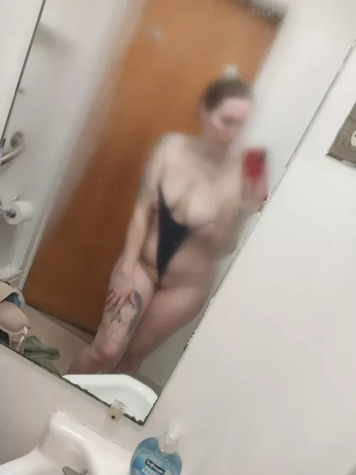 So I pulled my thong over my boobs today