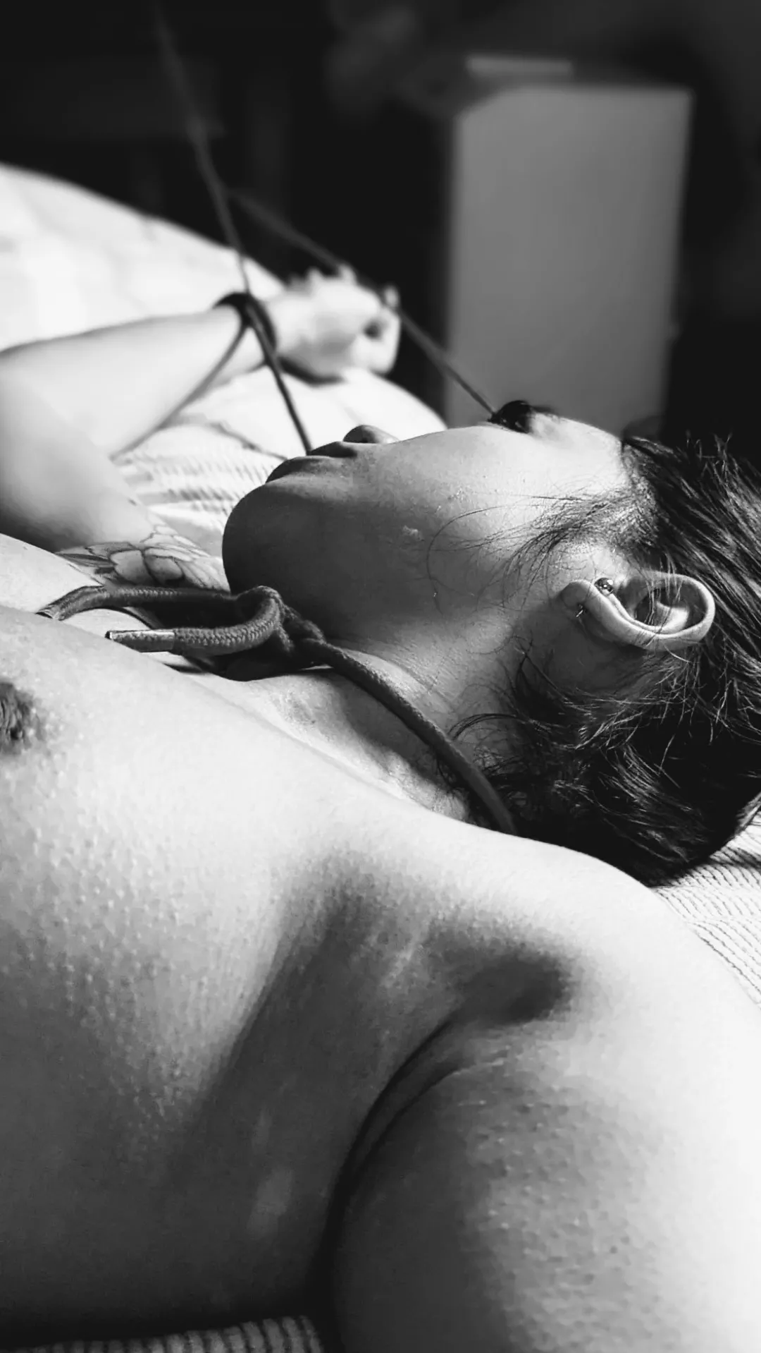 Tied down and waiting