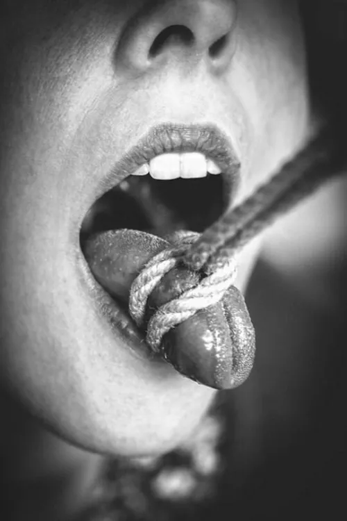 Tongue tied...