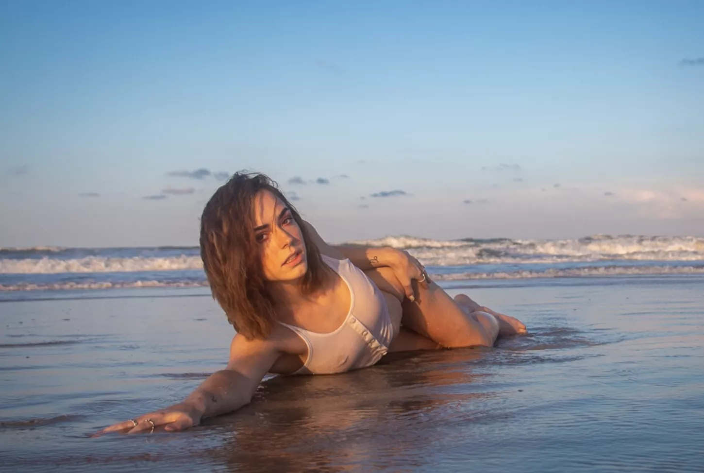 Took new photos at the beach the other day!