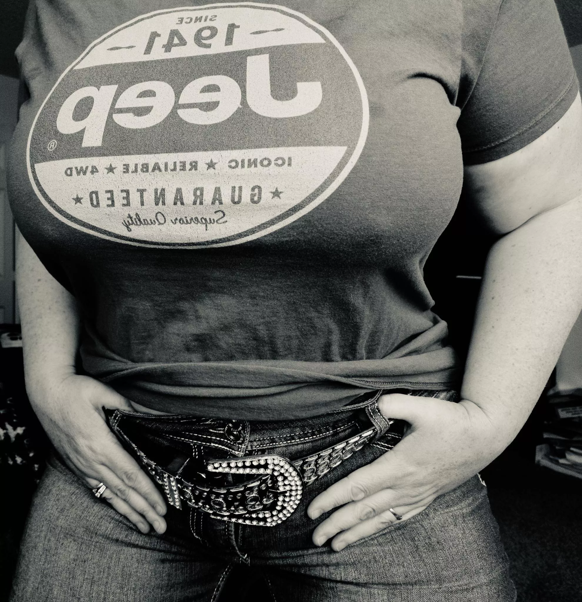 Unleashing the ultimate combination of legendary, iconic, and braless vibes.