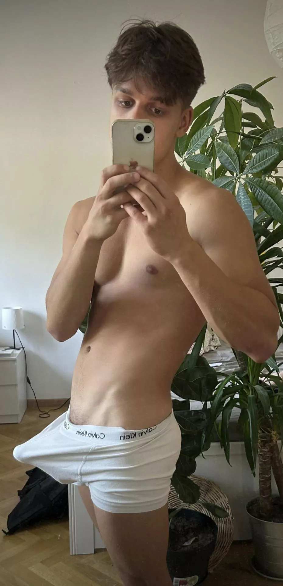 19m,do you like my white underwear?