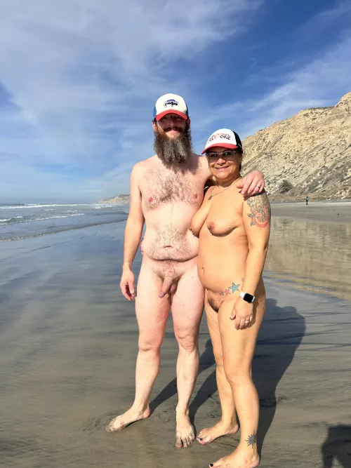 35/50 nudist couple
