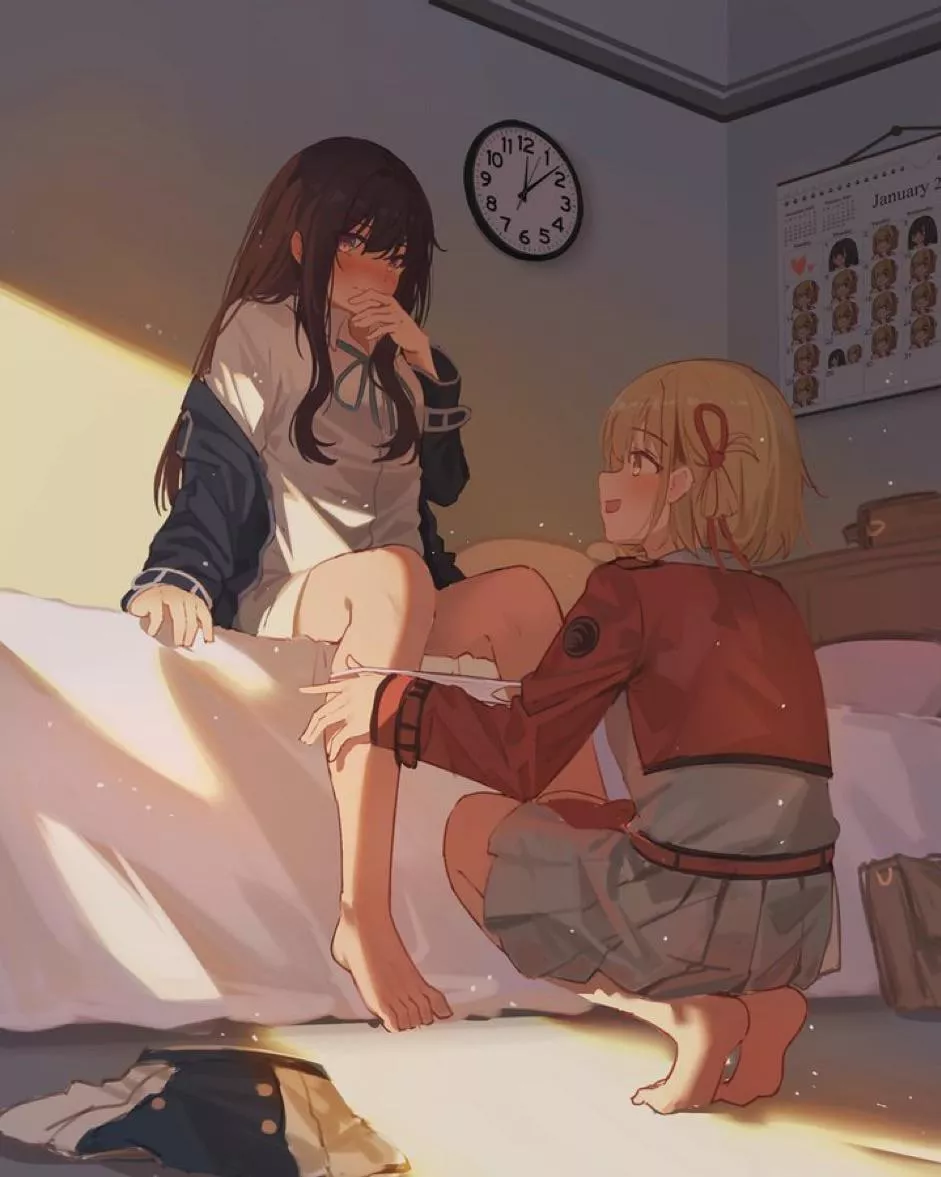 After a long day of work [Lycoris Recoil]