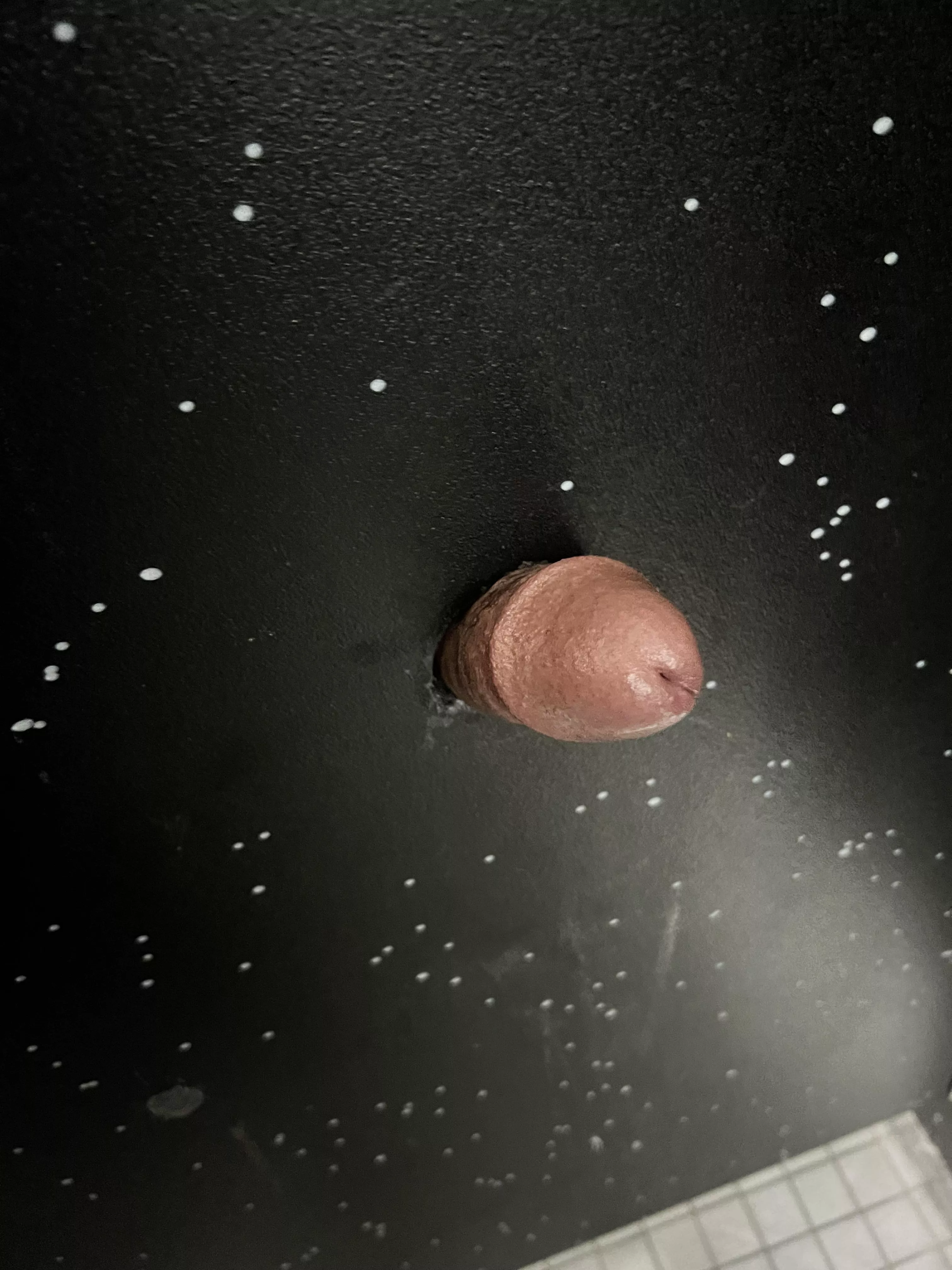 As much as he could fit thru.. As much as he could fit thru..