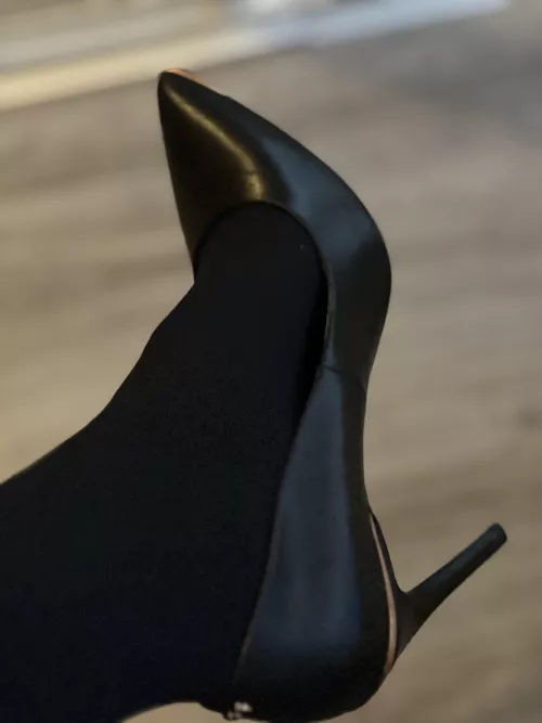 Black heels